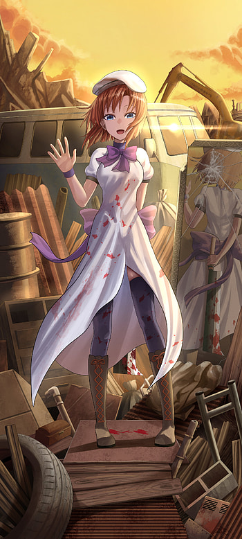 Anime, Higurashi When They Cry HD phone wallpaper