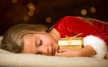 sweet angel dreaming, kid, gift, christmas, child HD wallpaper
