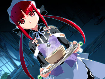 Popotan Housemaid, green tea, robot, anime, other, housemaid, popotan HD wallpaper