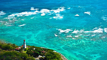 Lighthouse on Sea Coast, sea, lighthouse, waves, coast, nature, water, beach HD wallpaper