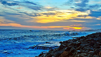 Nature, Stones, Sea, Summer, Surf HD wallpaper