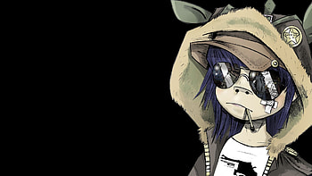 Gorillaz , Colorful backgrounds, Artistic expression, Music-themed HD wallpaper