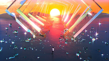 Glass Door To Shine, artist, artwork, digital-art, behance HD wallpaper