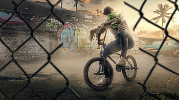 San Andreas Game, gta, games, bmx HD wallpaper