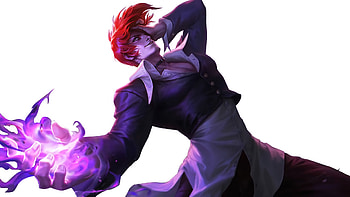 Iori Yagami, Gaming character, Mobile Legends crossover, Alucard HD wallpaper