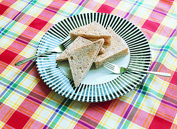 Food, Plate, Bread, Fork HD wallpaper