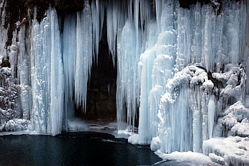 FOR DEAR BETH, frozen, water, ice, fall HD wallpaper