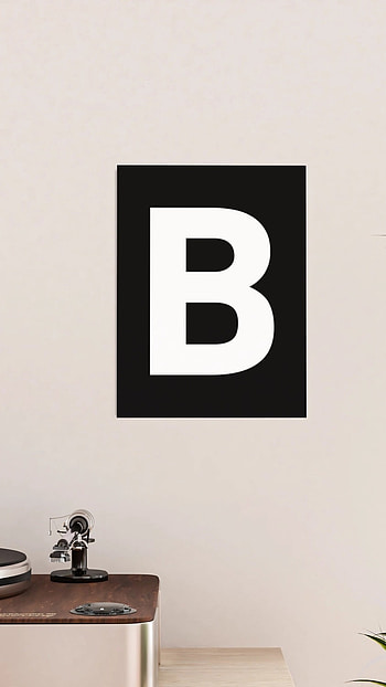 B Name, Simple, Wall Poster HD phone wallpaper