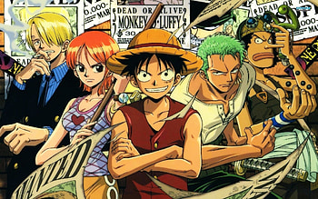 One Piece, straw, one, hat, piece, pirates HD wallpaper