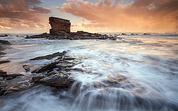 Nature, Stones, Sea, Ocean, Flow HD wallpaper