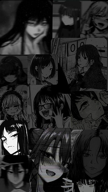 Black, eye, hair, Anime, anime_girls, girl HD phone wallpaper