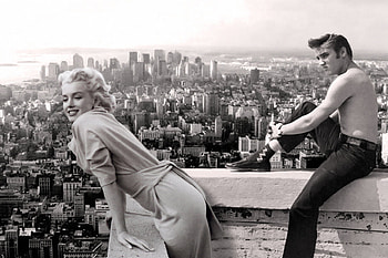 Marilyn Monroe, Elvis Presley, Music HD wallpaper
