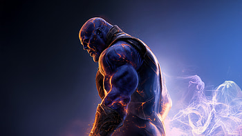 Thanos Conqueror Of Worlds, thanos, superheroes, artwork, art, digital-art, ai HD wallpaper