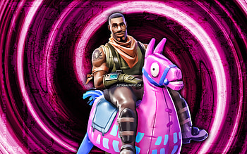 Giddy-Up, blue purple background, Fortnite, vortex, Fortnite characters, Giddy-Up Skin, Fortnite Battle Royale, Giddy-Up Fortnite HD wallpaper