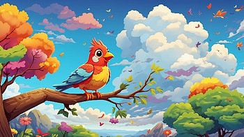 Bird drawing, bird, Anime, drawing, sky, cloud, Anime Bird, Sky Anime HD wallpaper