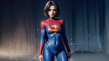 Supergirl Might Of Krypton, supergirl, sasha-calle, superheroes, artwork, artist, art, digital-art, artstation HD wallpaper