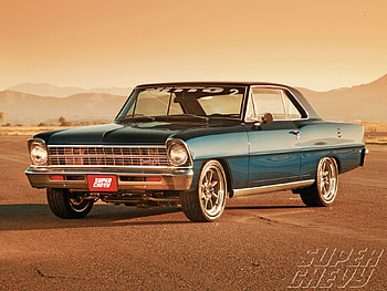 Nova Style, blue, classic, chevy, gm HD wallpaper