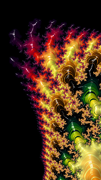 Fractal Art Trippy Psychedelic Background for Smart, dark, colors, psychedelic, trippy, Abstract, fractal HD phone wallpaper