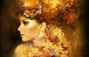~Artistic Abstract~, abstract, flower, woman, beauty, artistic HD wallpaper