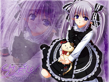 primula, purple, cute, anime HD wallpaper