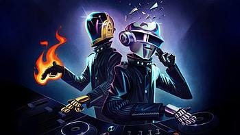 Daft Punk Triumph, daft-punk, music, artist, artwork, art, digital-art, artstation HD wallpaper