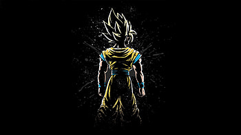 Son Goku, anime, dark, art HD wallpaper