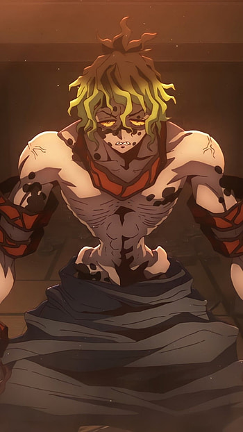 Demon slayer, art, villian, cartoon HD phone wallpaper