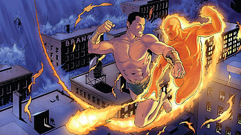Johnny Storm, Fantastic Four, , Background HD wallpaper