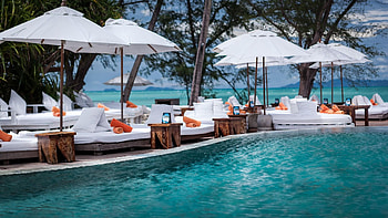 Nikki Beach Resort, Koh Samui getaway, Compare deals, Luxury accommodations HD wallpaper