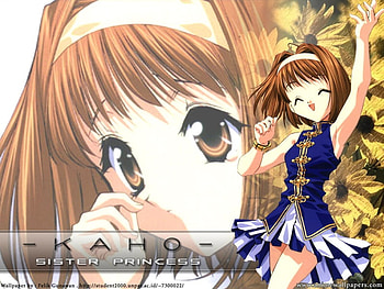 princess Kaho, kaho, anime, cute, cheerfull, girl, princess HD wallpaper