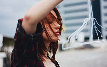 Women Outdoors Closed Eyes, women, girls, model HD wallpaper