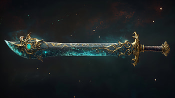 Enchanted Sword: A Fantasy Ultra, fantasy, sword, enchanted weapon, weapon, ornate HD wallpaper
