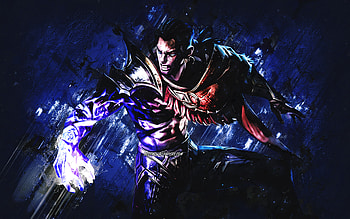 Brody, Mobile Legends, blue stone background, grunge art, Brody ML, Mobile Legends characters, Brody Skin, Brody Mobile Legends HD wallpaper