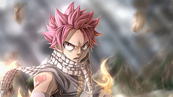 Natsu Dragneel, Fairy Tail anime HD wallpaper
