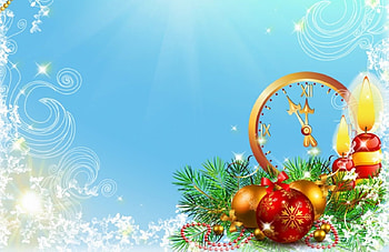 New Year, glow, winter holidays, sparkle HD wallpaper