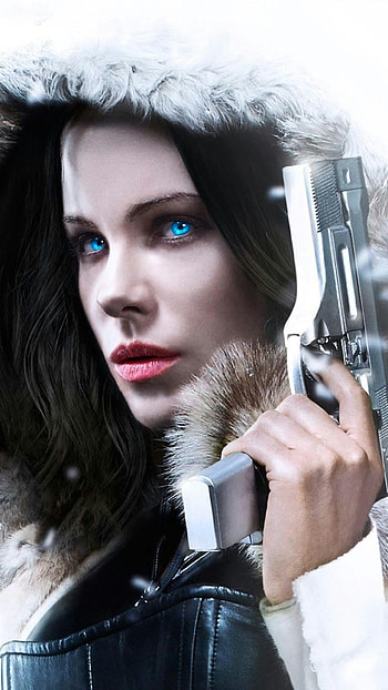 Kate Beckinsale Underworld, Stunning actress, Femme fatale, Gothic elegance HD phone wallpaper
