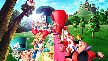 Alice In Wonderland, Animated masterpiece, Artistic , Nostalgic HD wallpaper
