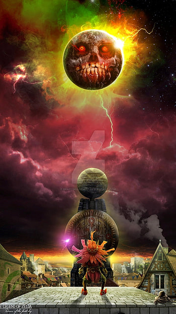 TLOZ MM Dawn of The Fi, Art, Majoras, Zelda, Termina HD phone wallpaper