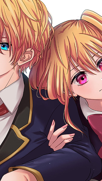 Aquamarine Hoshino & Ruby Hoshino, Anime, Oshi no Ko HD phone wallpaper
