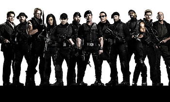 The Expendables 2 , Background , Explosive action, Iconic characters HD wallpaper