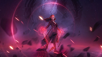 Power Of Scarlet Witch , scarlet-witch, superheroes, artist, artwork, digital-art HD wallpaper