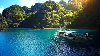 Palawan , Ethan Cunningham, Tropical paradise, Digital art HD wallpaper