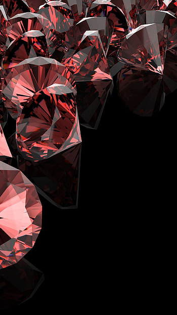 Red diamond , Fiery beauty, Passionate allure, Dazzling gemstones HD phone wallpaper