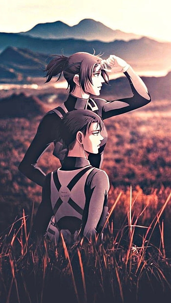 Attack on titan, people_in_nature, dress, hanji, aot, levi HD phone wallpaper