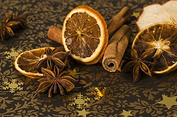 Cinnamon And Orange, Decoration, Cinnamon, Winter, Orange HD wallpaper