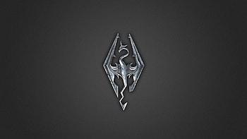 Skyrim Logo HD wallpaper