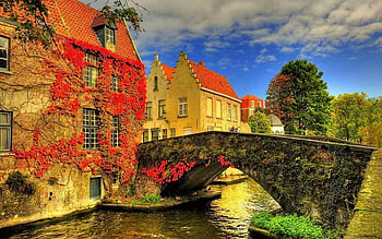 old city stone bridge, river, old, city, bridge, stone HD wallpaper