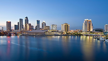 Tampa Skyline, Beautiful Florida HD wallpaper