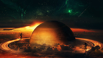 Teamwork, deviantart, artist, artwork, digital-art HD wallpaper