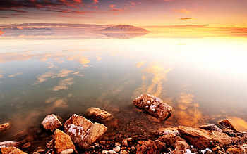 Landscape, Sunset, Sea HD wallpaper